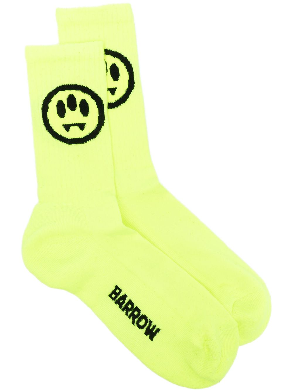 Logo-print ankle socks - Yellow