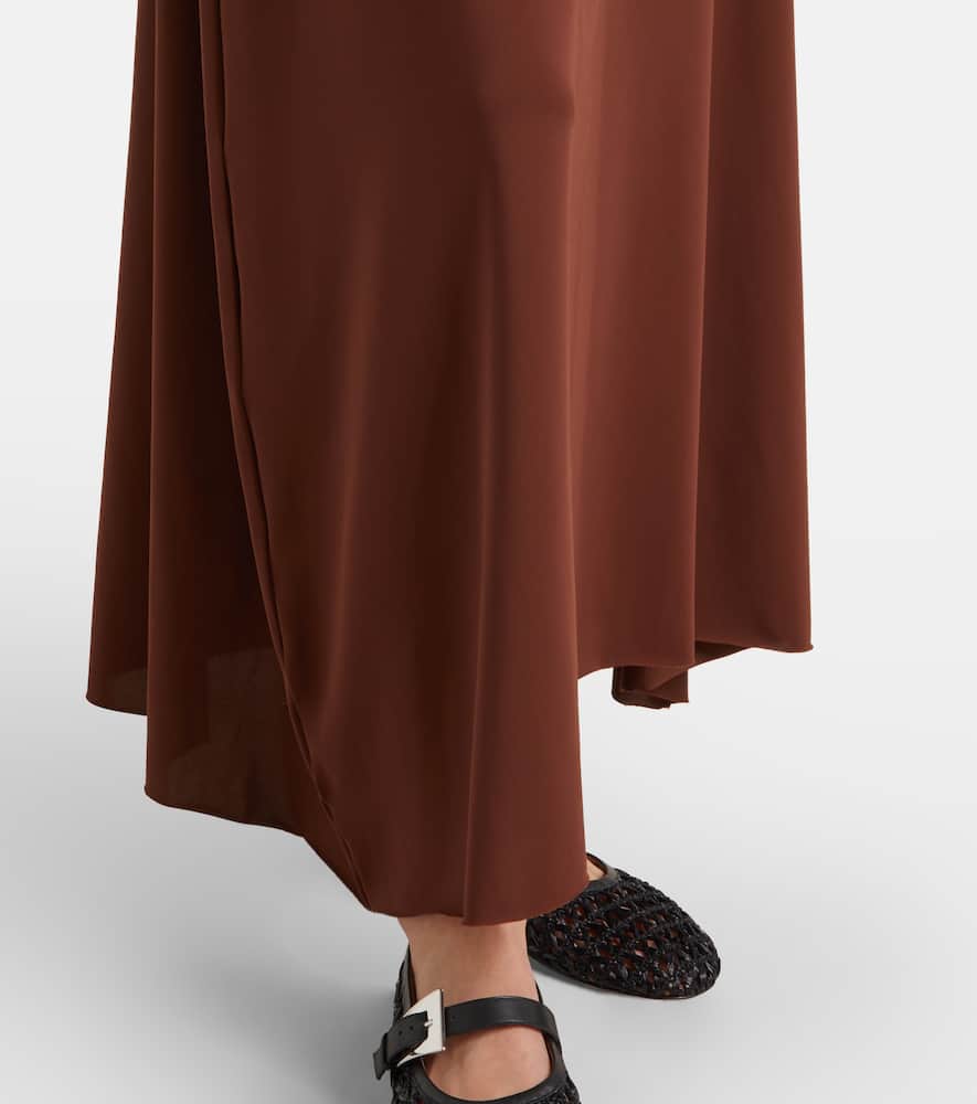 Oda pleated maxi dress