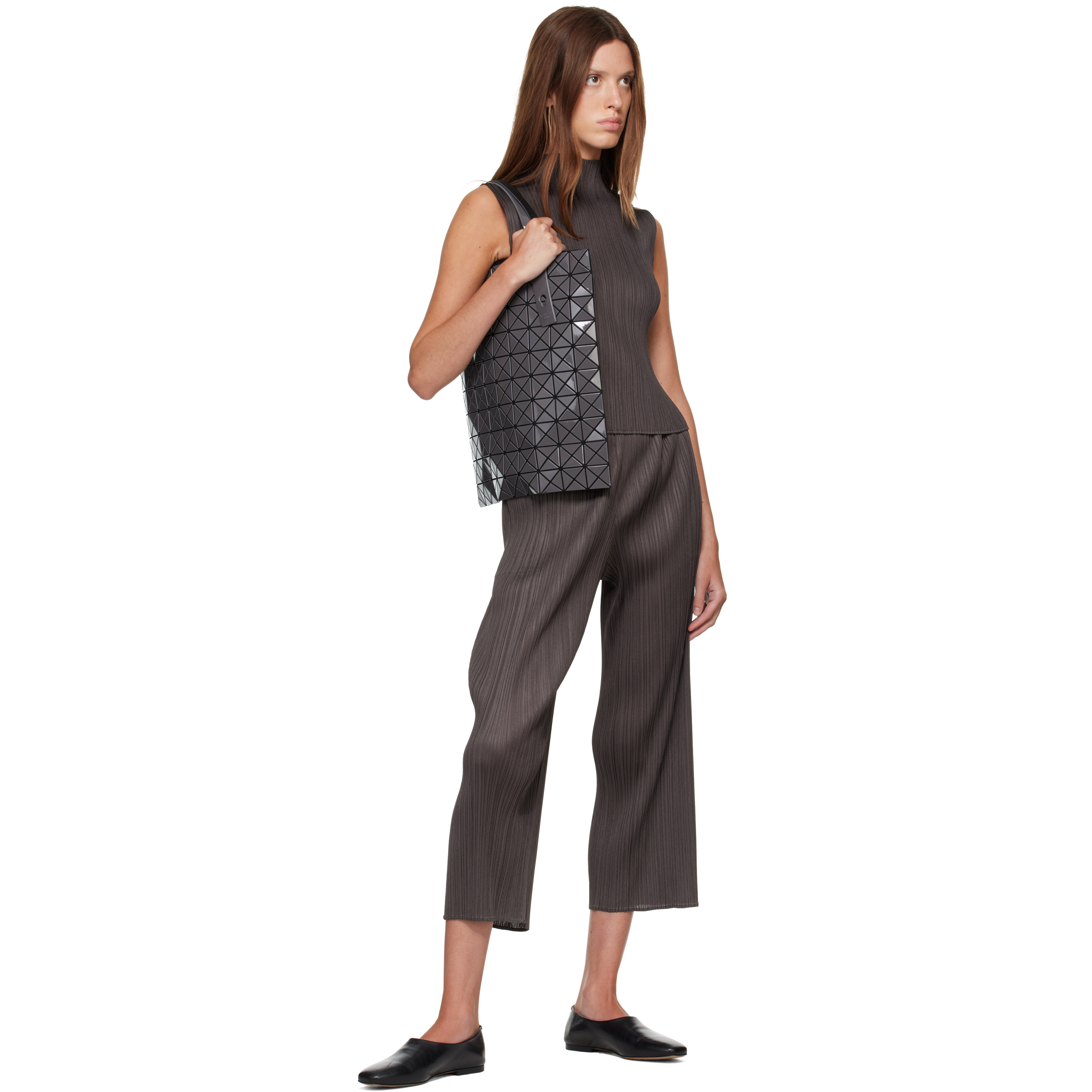 Gray Prism Gloss Tote