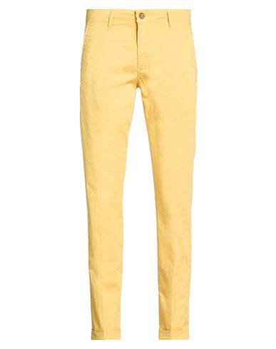 Man Pants Marigold Size 28 Cotton, Elastane