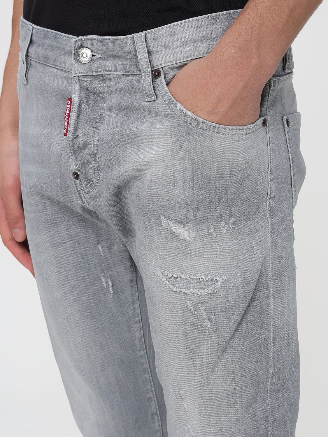 Jeans Men color Grey