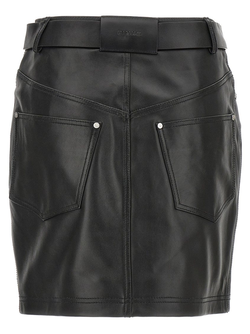 Leather Mini Skirt