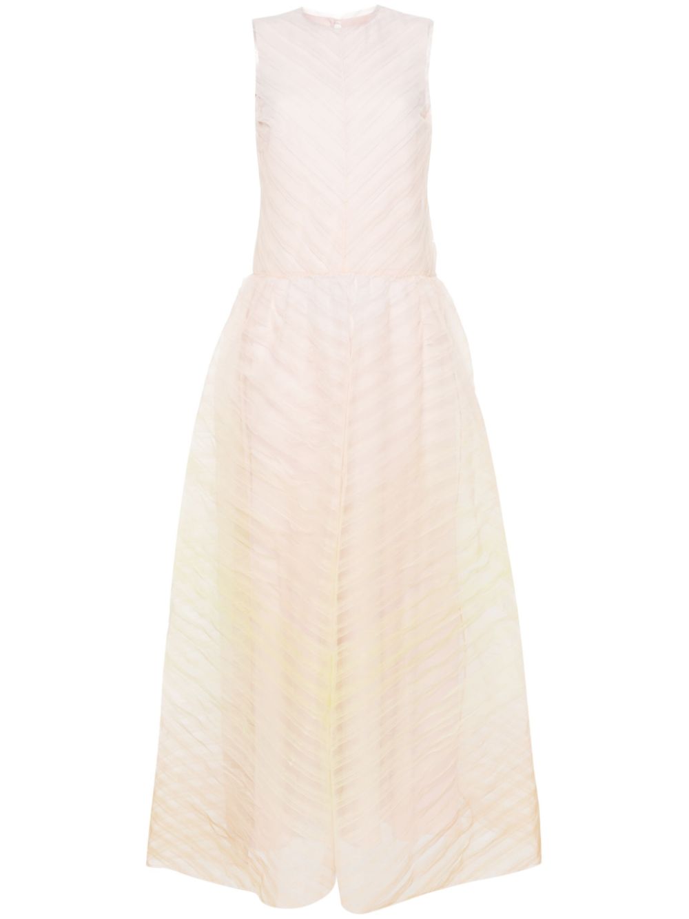 Sequined tulle maxi dress - Black