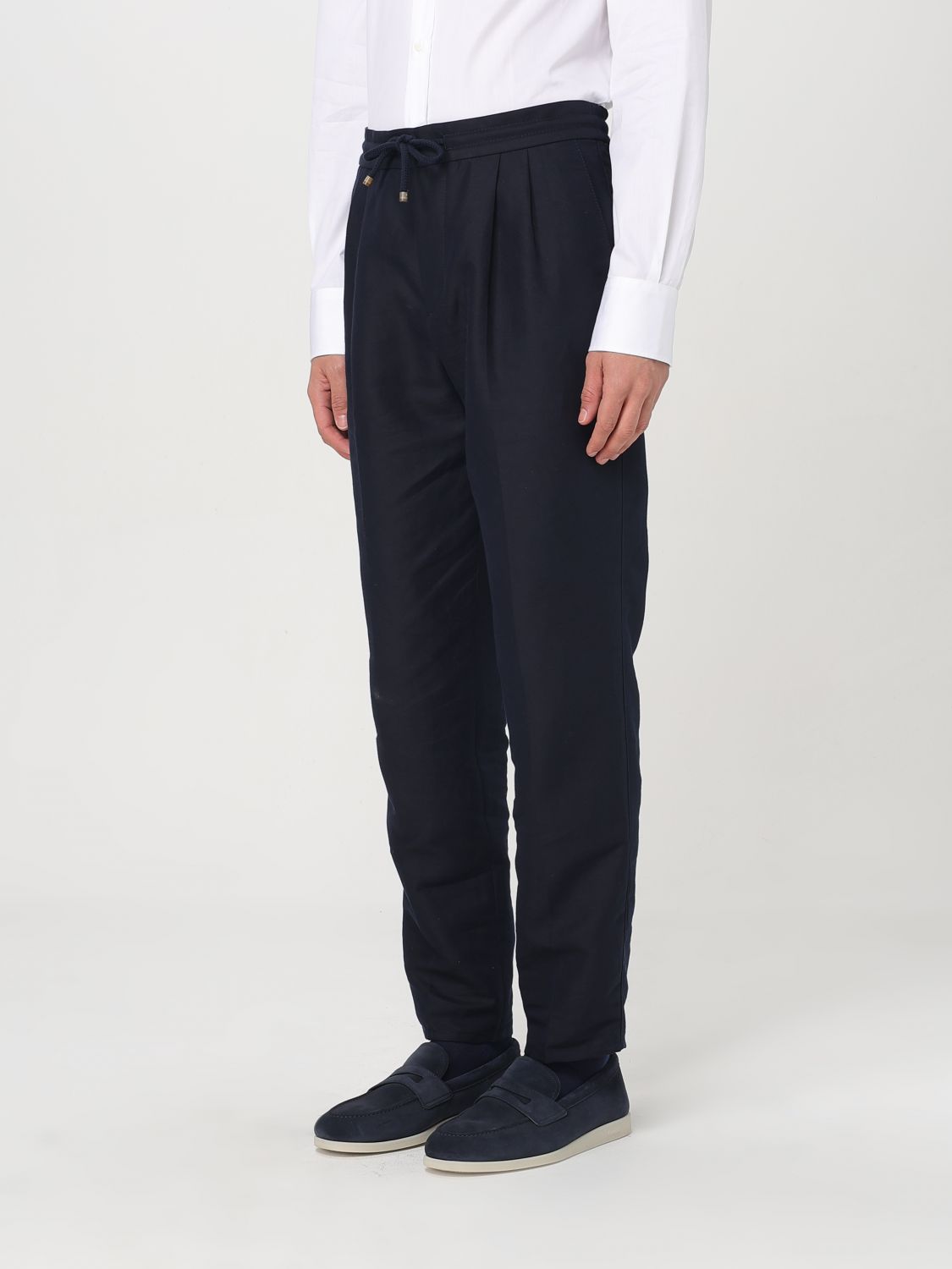 Pants Men color Blue
