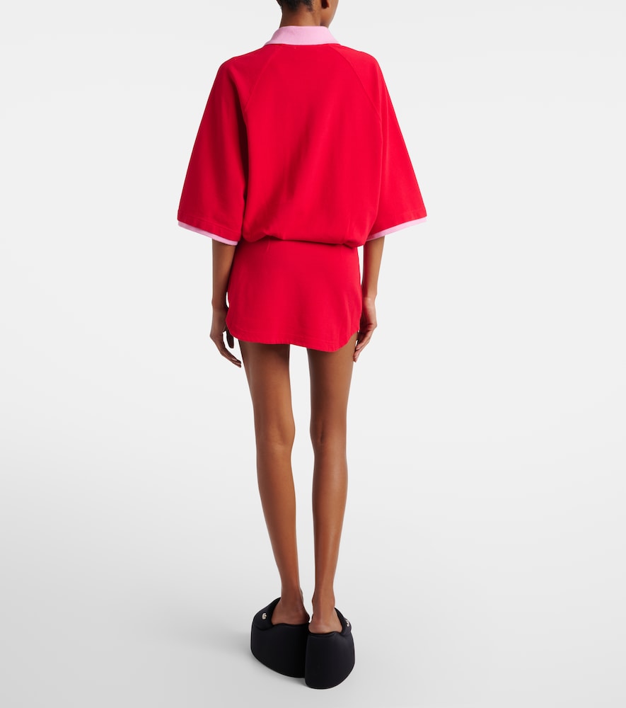 Cotton polo dress