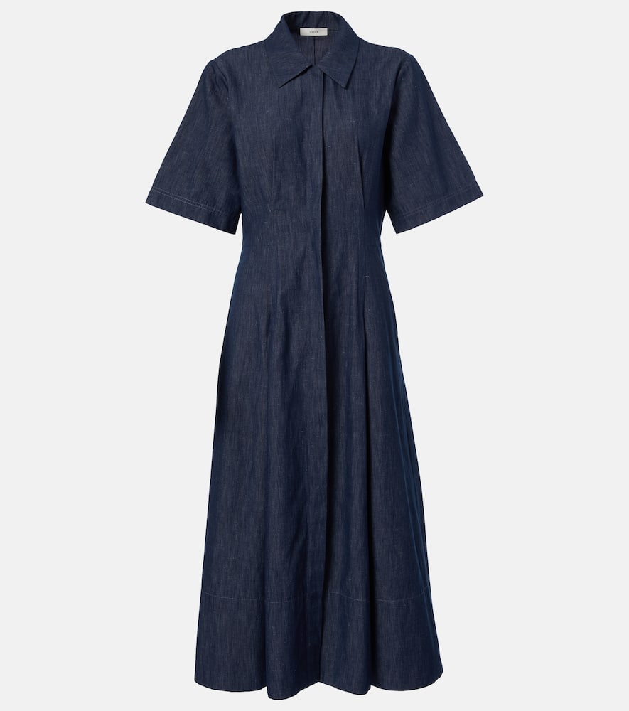Denim shirt dress