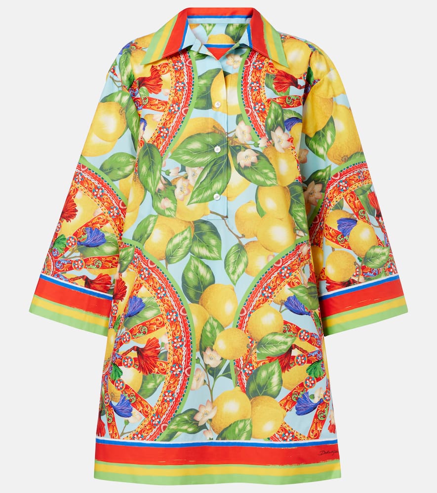 Oversized printed shirt