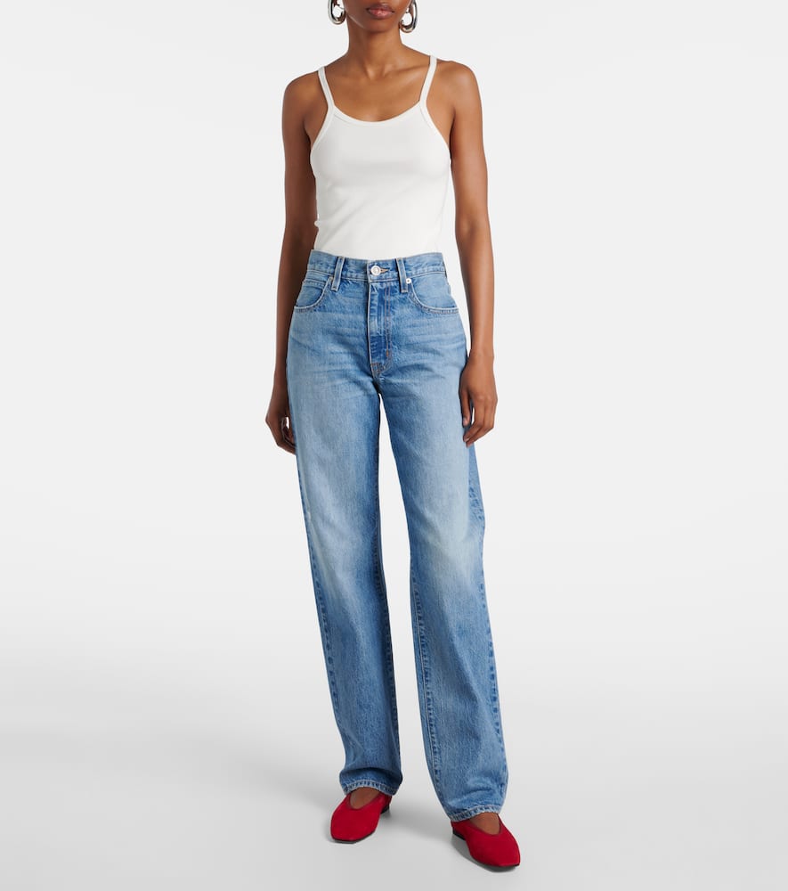 Sophie low-rise straight jeans