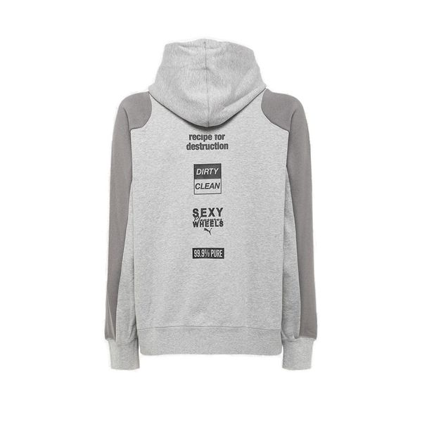 Puma X Pleasures Logo Printed Drawstring Hoodie