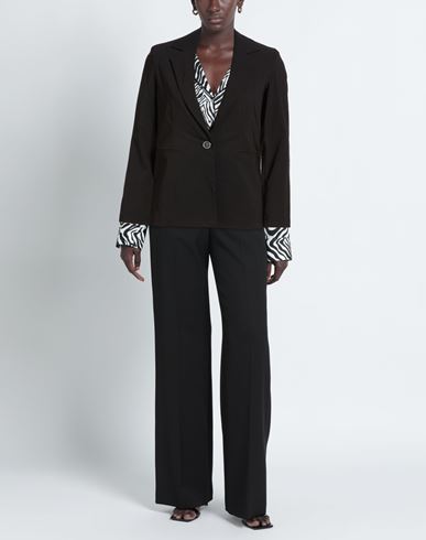Woman Blazer Black Size M Viscose, Polyamide, Elastane