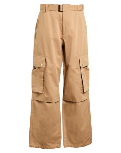 Man Pants Camel Size 30 Cotton, Linen