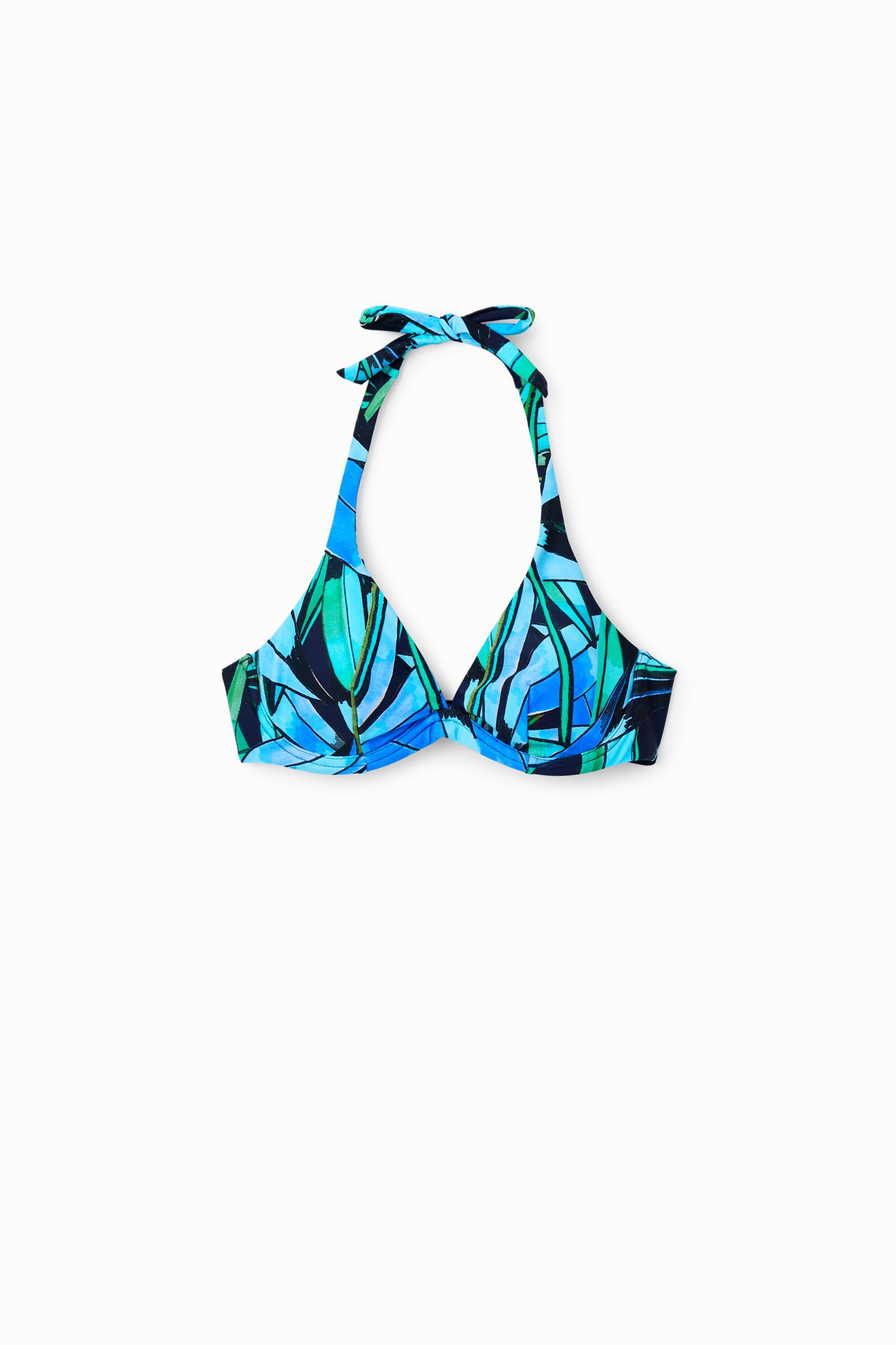 Tropical bikini top