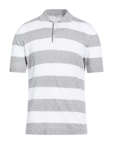 Man Sweater Light grey Size M Linen, Cotton