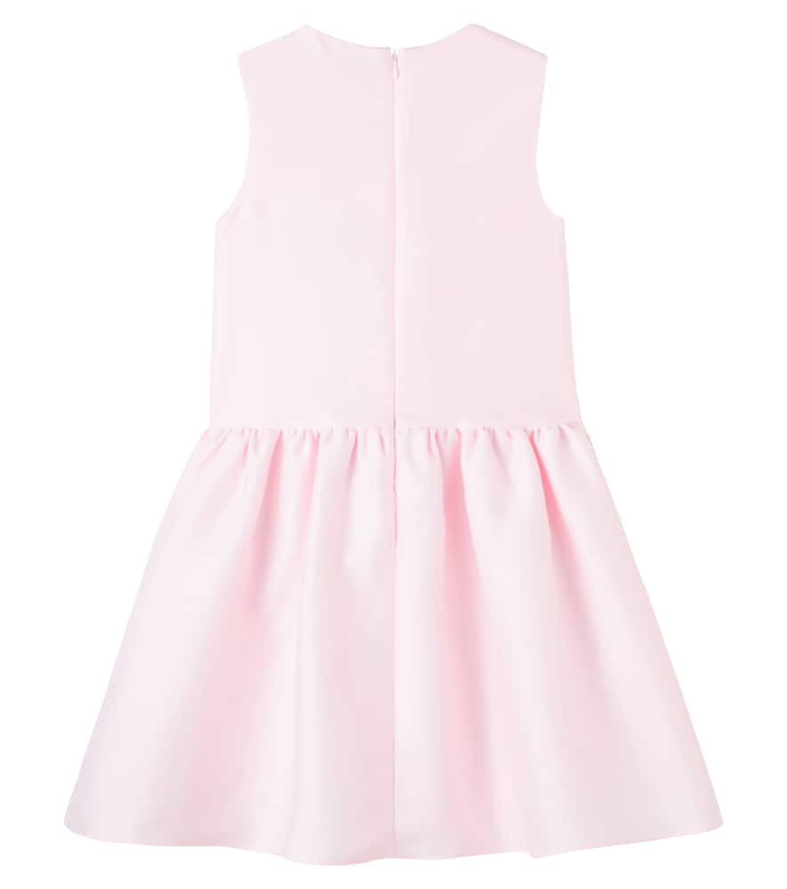 Taffeta-trimmed dress