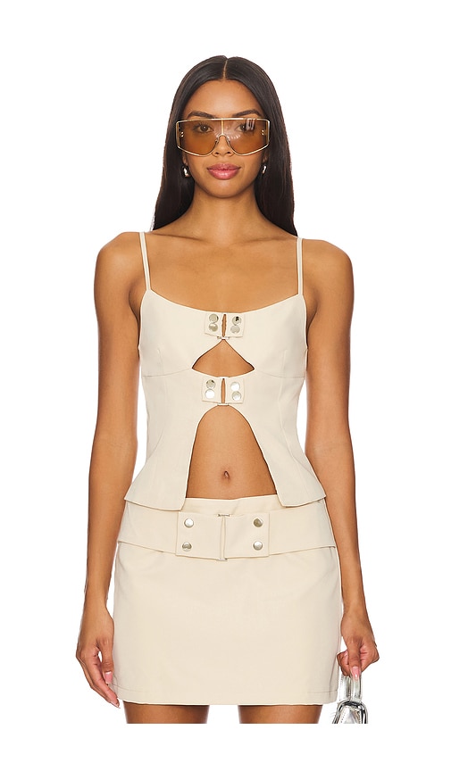BY.DYLN Ren Top in Sand. L also in