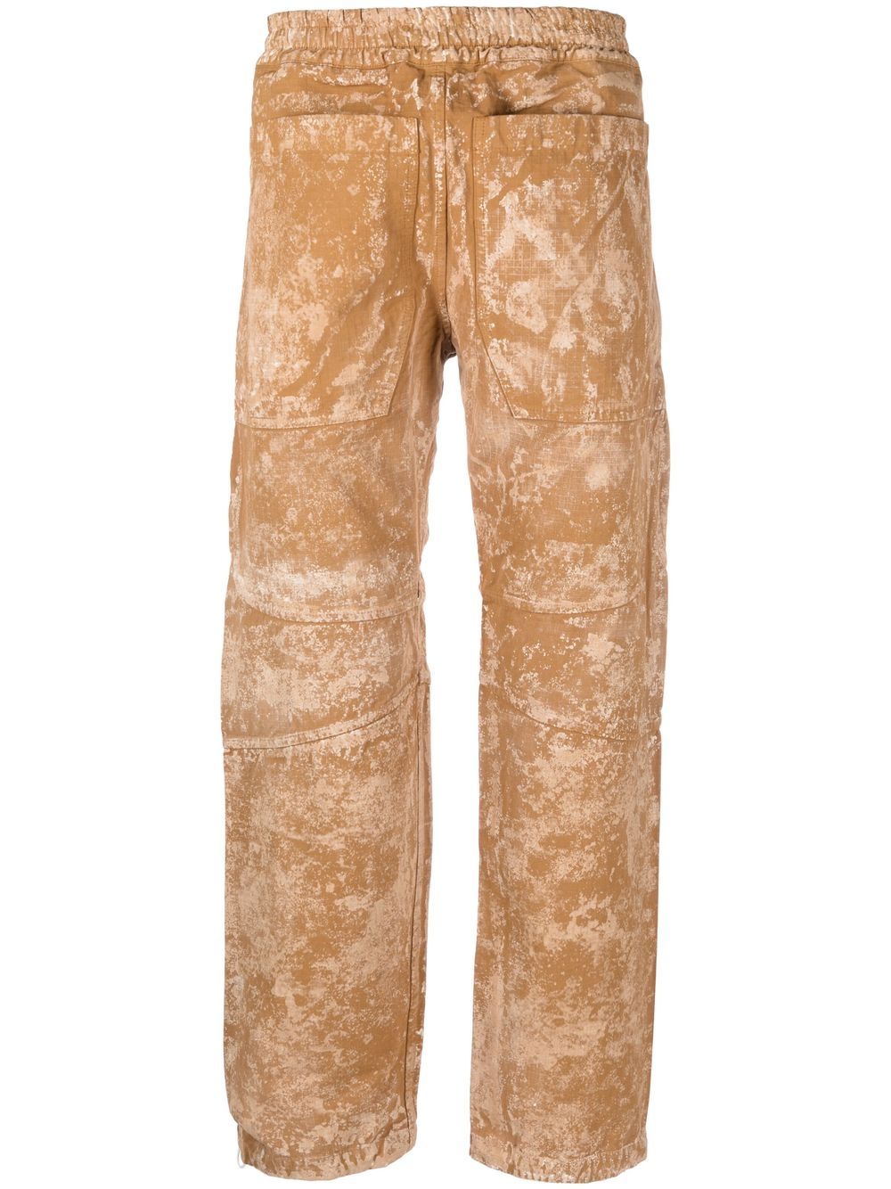Oss bleached-effect ripstop trousers - Neutrals