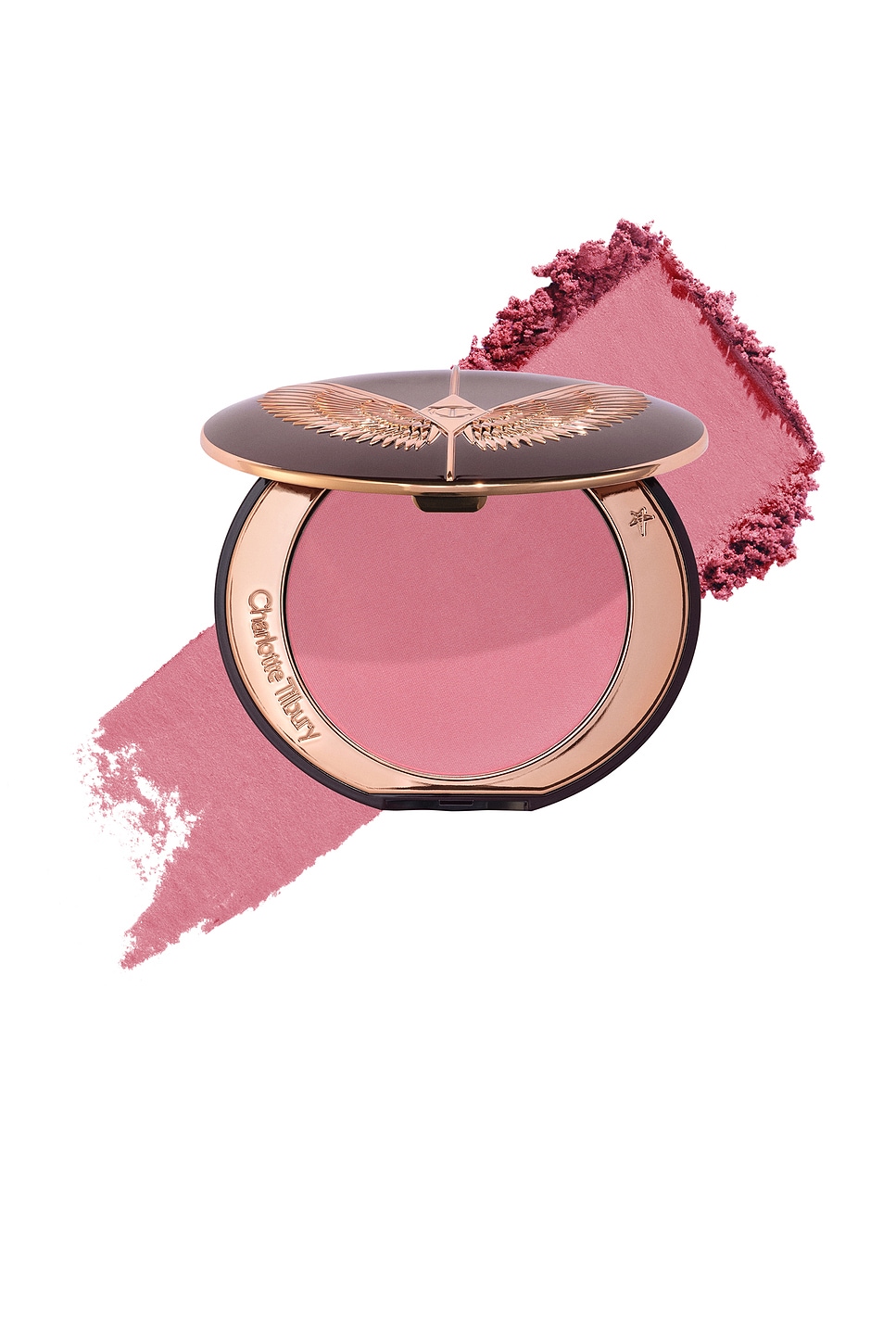 Charlotte Tilbury Airbrush Flawless Blush Blur in Pillow Talk Medium - Rose. a