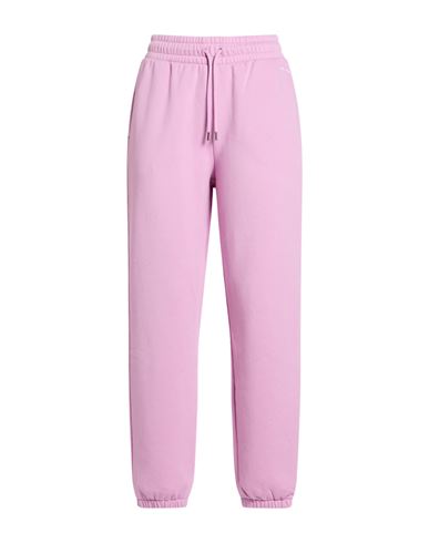Woman Pants Pink Size M Cotton, Polyester