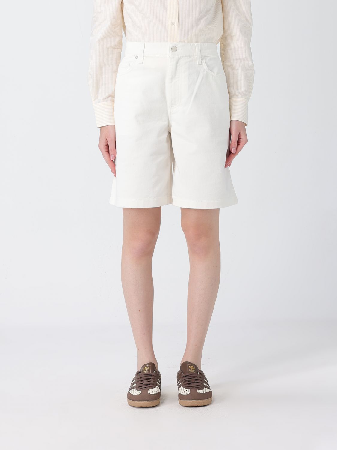 Shorts MAISON KITSUNÉ Woman color Ivory