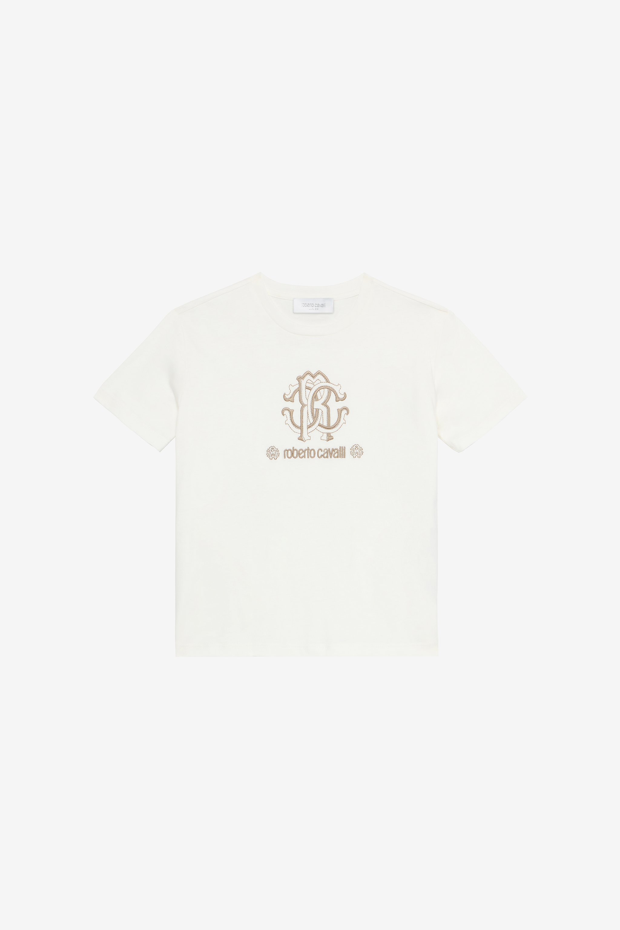 T-shirt With Rc Monogram And Logo - Male Boys (4