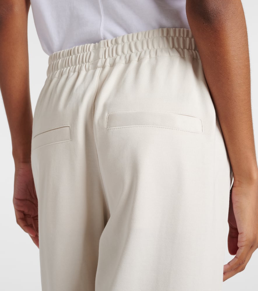 Roldy cotton-blend jersey sweatpants