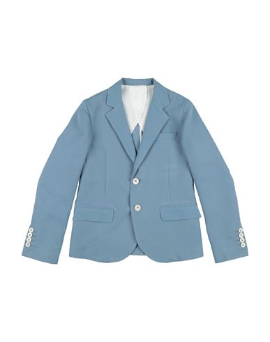 Kid Boy Blazer Light blue Size 13 Viscose, Polyester