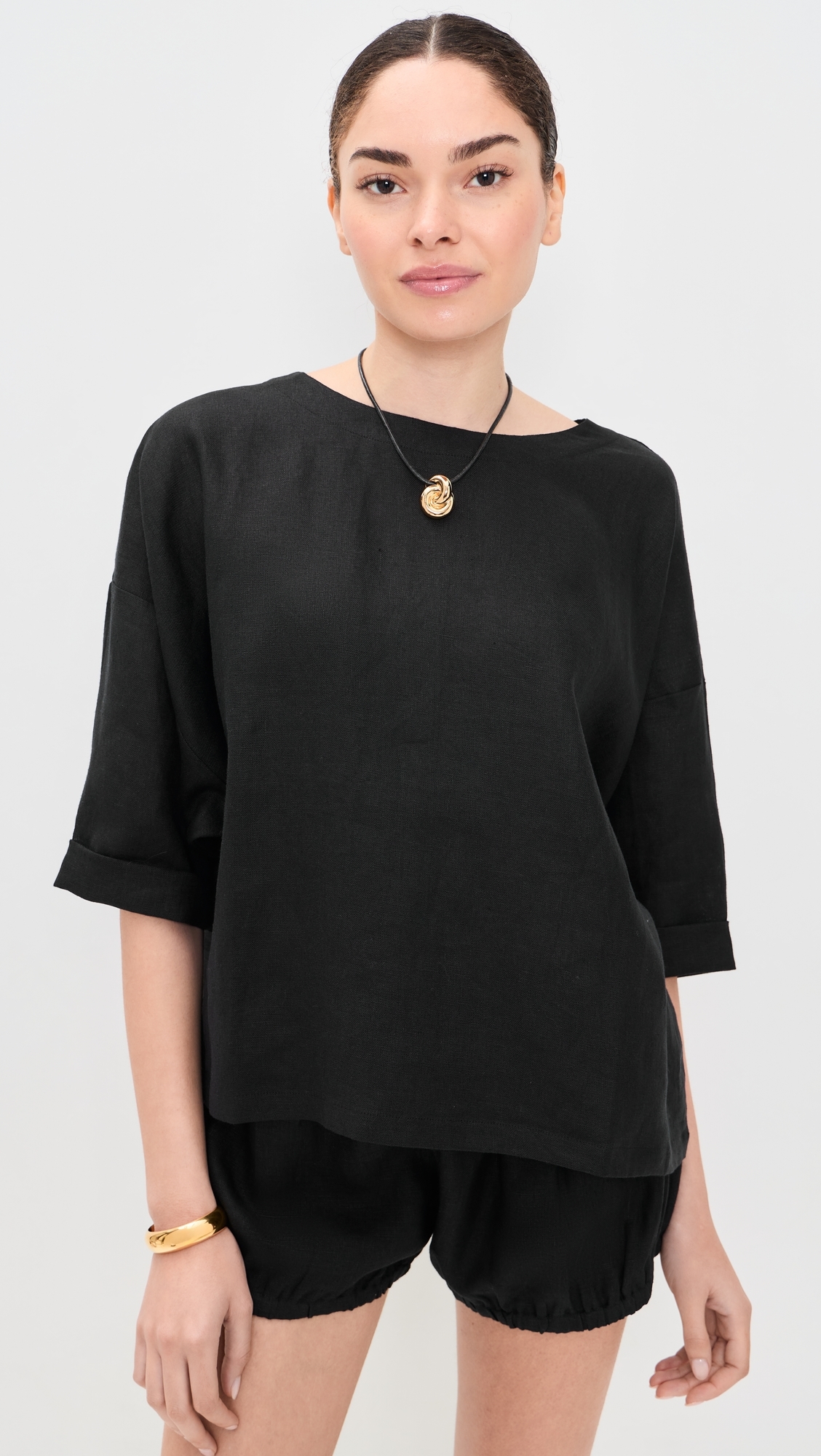 Saria Top Black