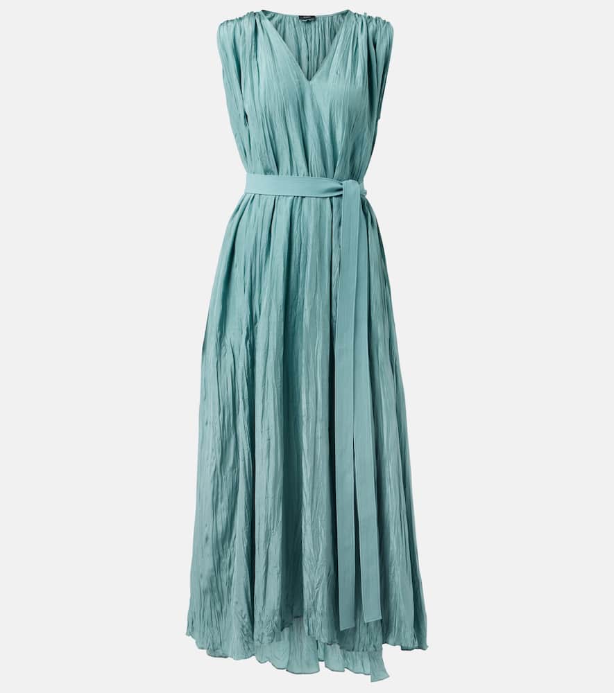 Martini silk maxi dress