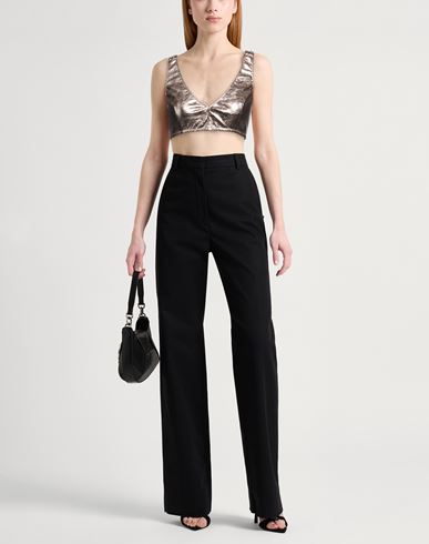 Woman Top Platinum Size 6 Polyester, Elastane