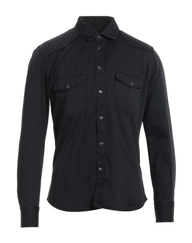Man Denim shirt Black