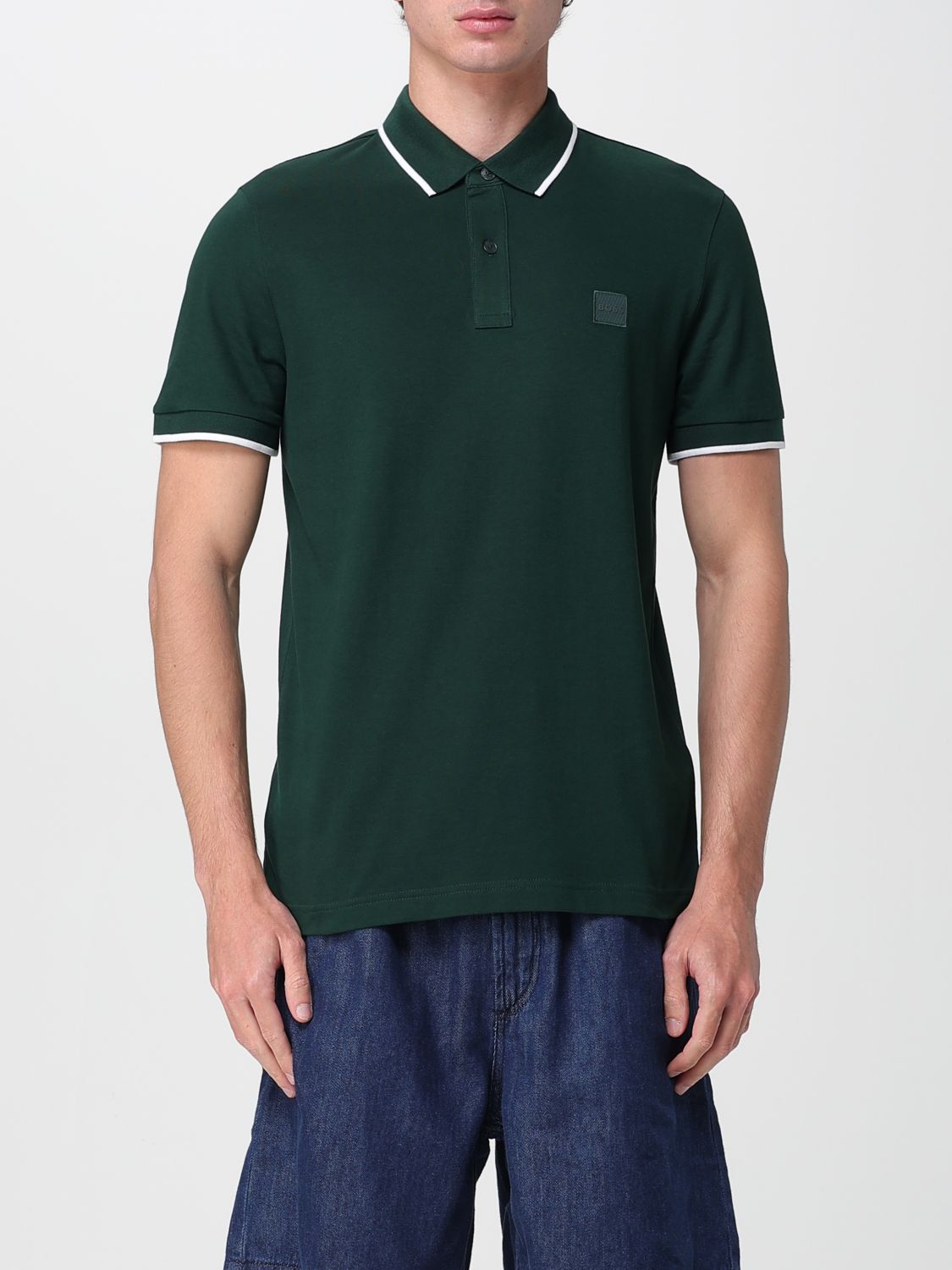 Polo Shirt BOSS Men color Green