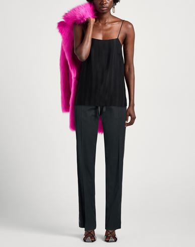 Woman Pants Black Size 4 Acetate, Viscose, Elastane
