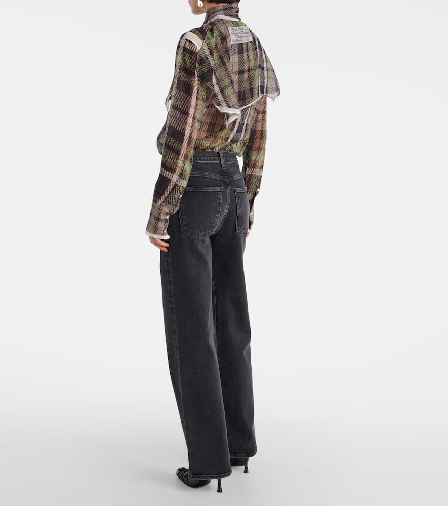Harper mid-rise straight jeans