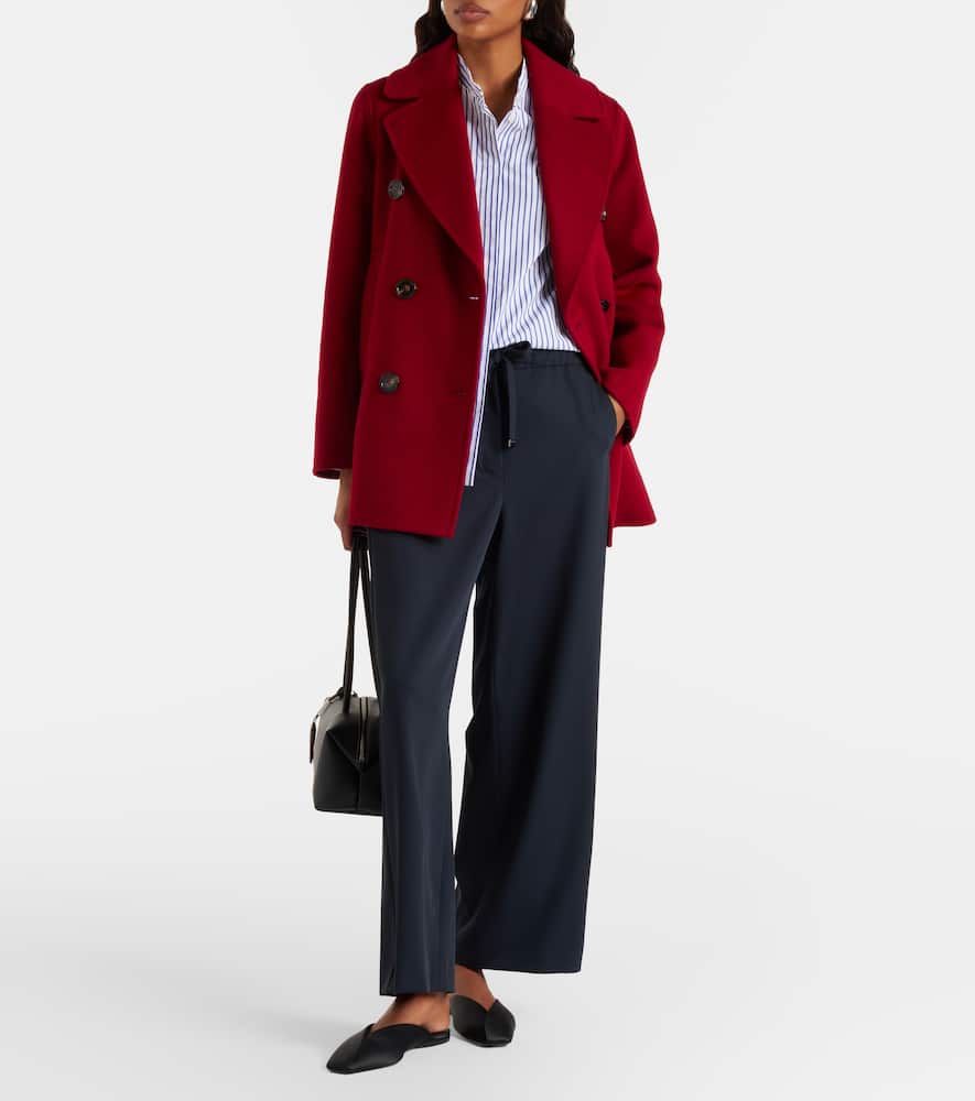 Argenta virgin wool wide-leg pants