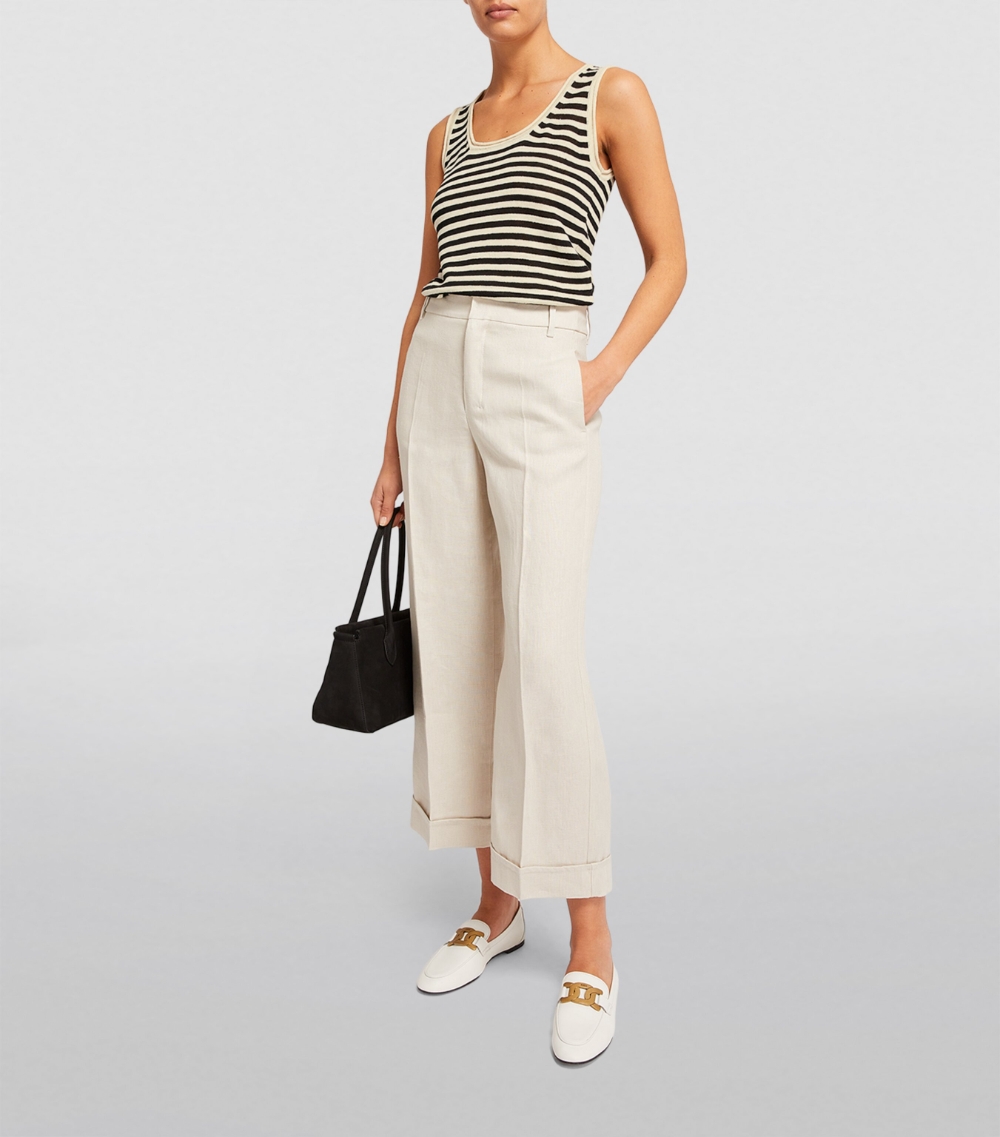 Linen Striped Tank Top