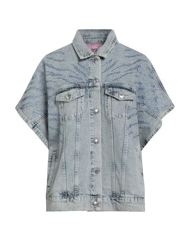 Jeans Woman Denim outerwear Blue Size ONESIZE Cotton