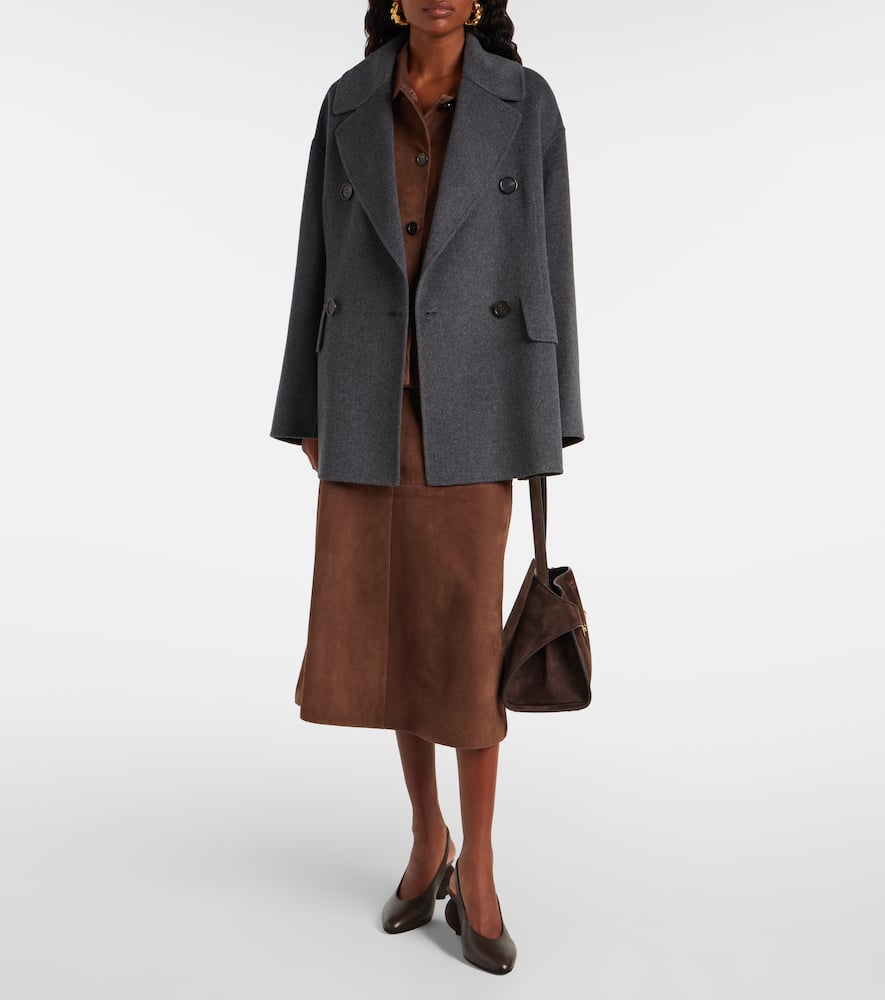 Ornella belted virgin wool coat