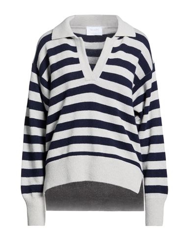Collezione N_01 Woman Sweater Grey Size L Merino Wool, Cashmere