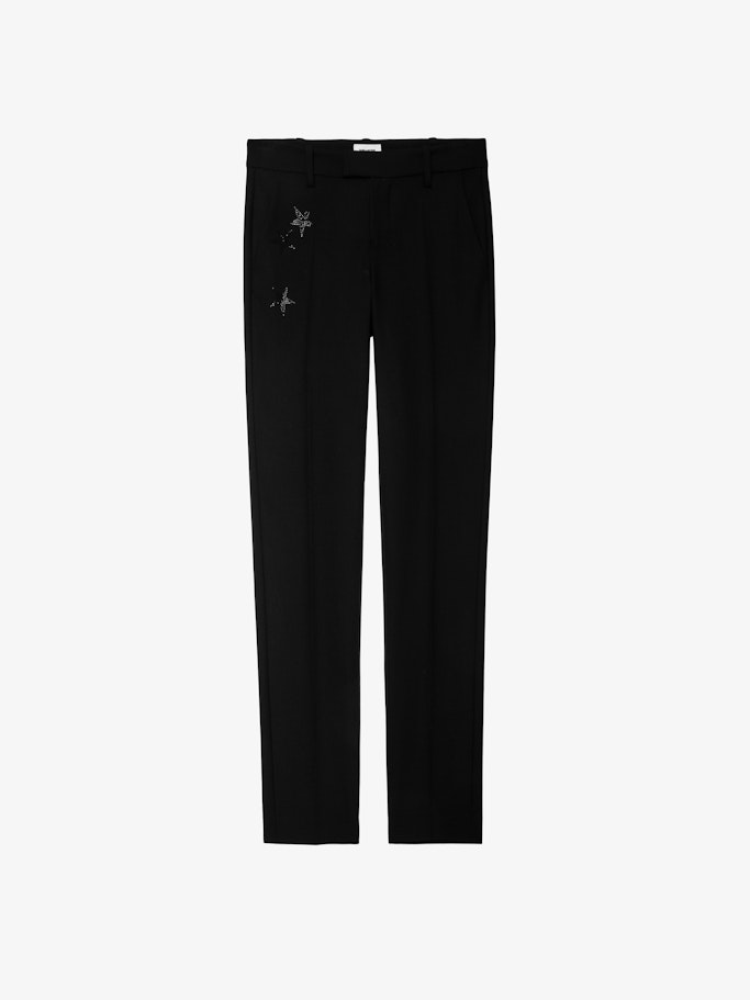 Prune Strass Star Trousers