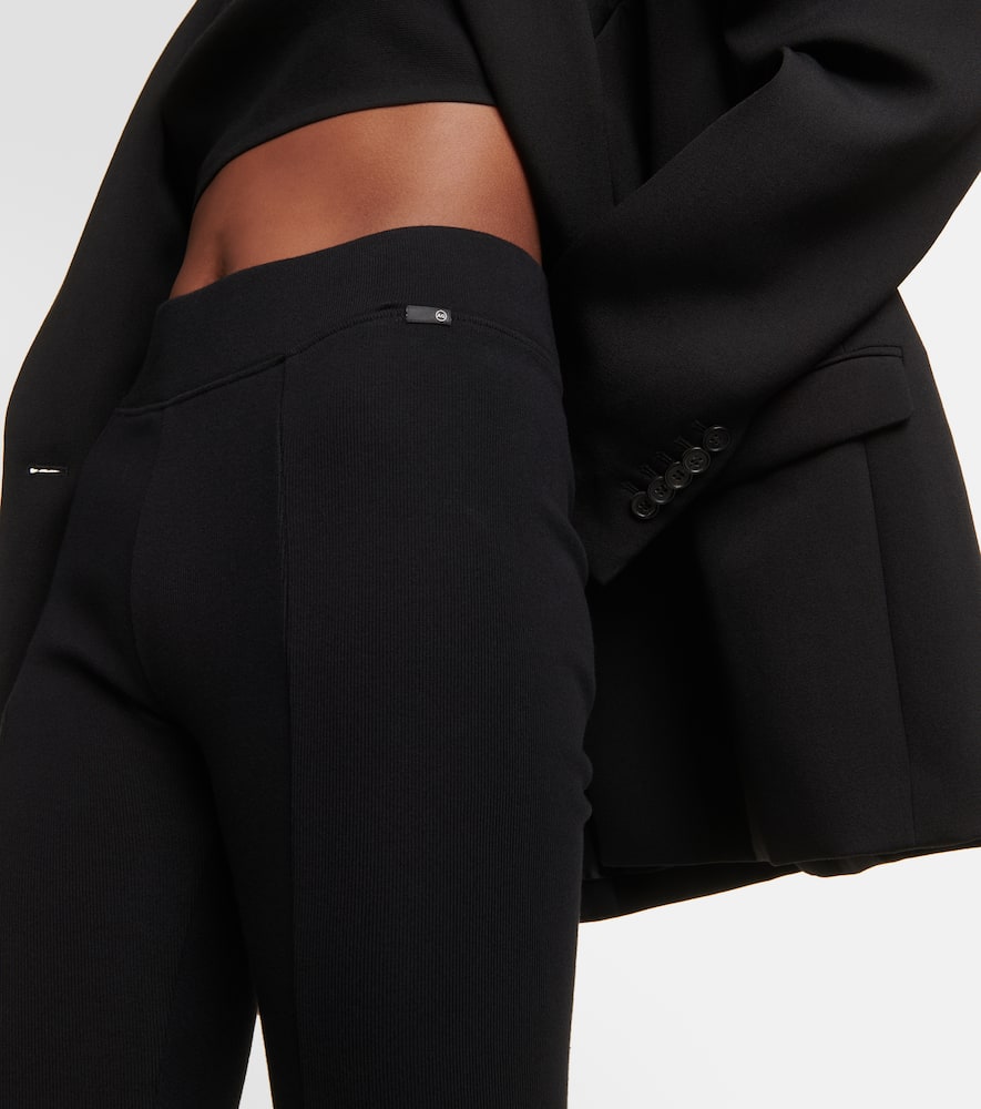 X EmRata Morrison cotton-blend flared pants