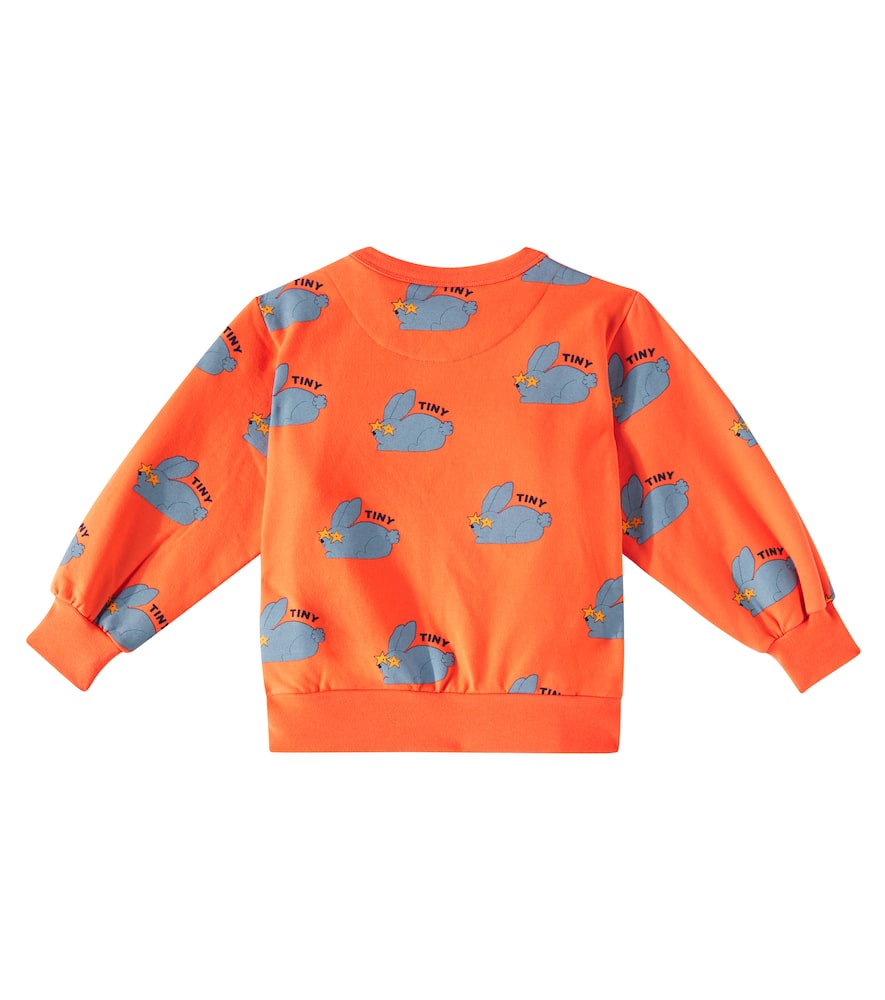 Tinycottons Rabbits printed cotton-blend sweatshirt
