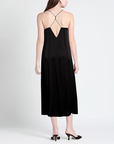 The Nina Studio Woman Maxi dress Black Size L Silk