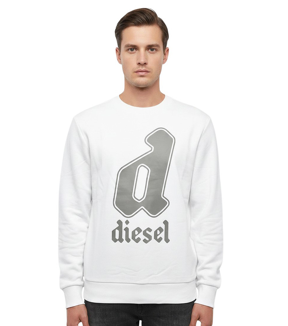 White Crew Neck Sweatshirt