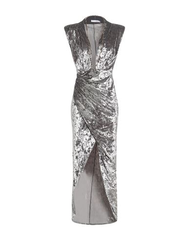 Woman Maxi dress Lead Size 6 Polyester, Elastane