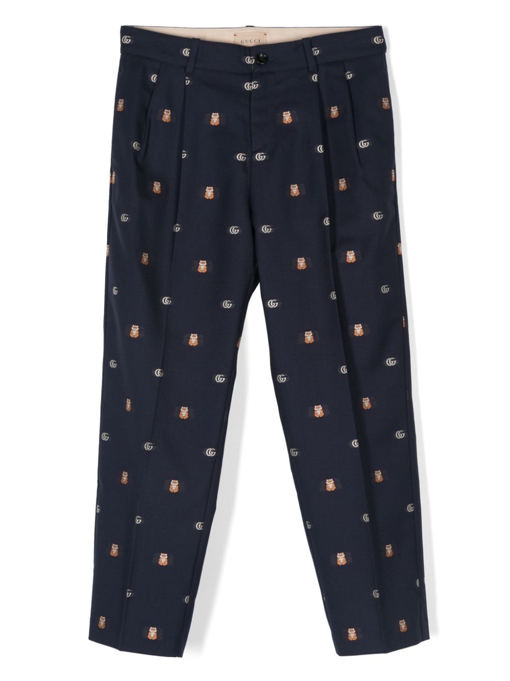 Double G tapered trousers - Blue