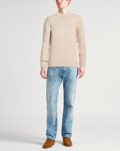 Platinum Man Sweater Beige Size L Wool