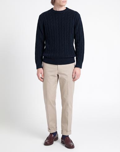 Man Sweater Navy Size XL Wool, Acrylic