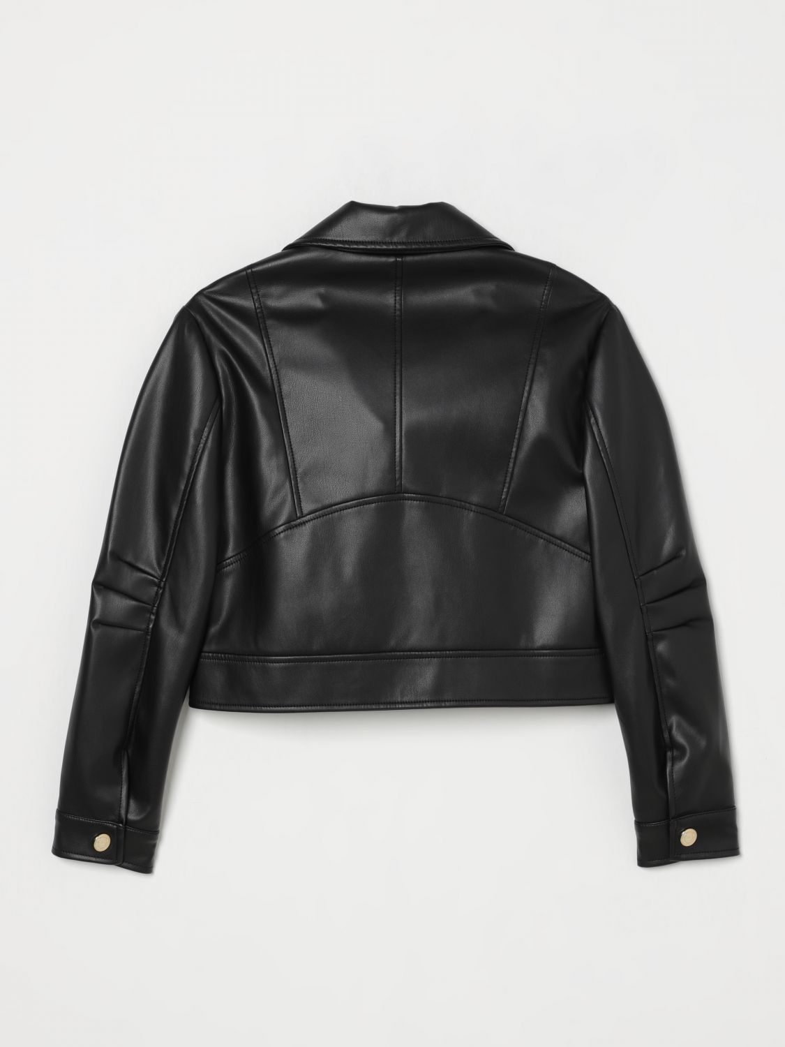 Faux-leather jacket - Black