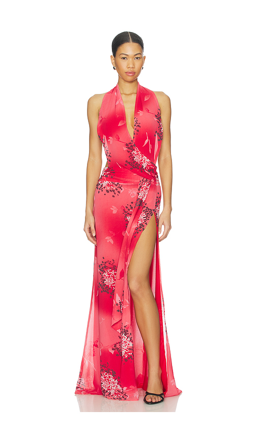 Fait Par Foutch Lola Dress in Scarlet Peony. XS also in