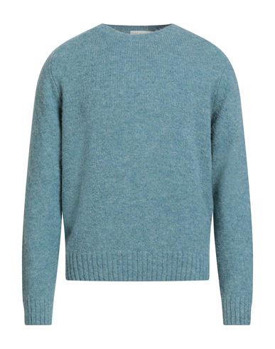 Man Sweater Turquoise Size 40 Alpaca wool, Merino Wool, Polyamide